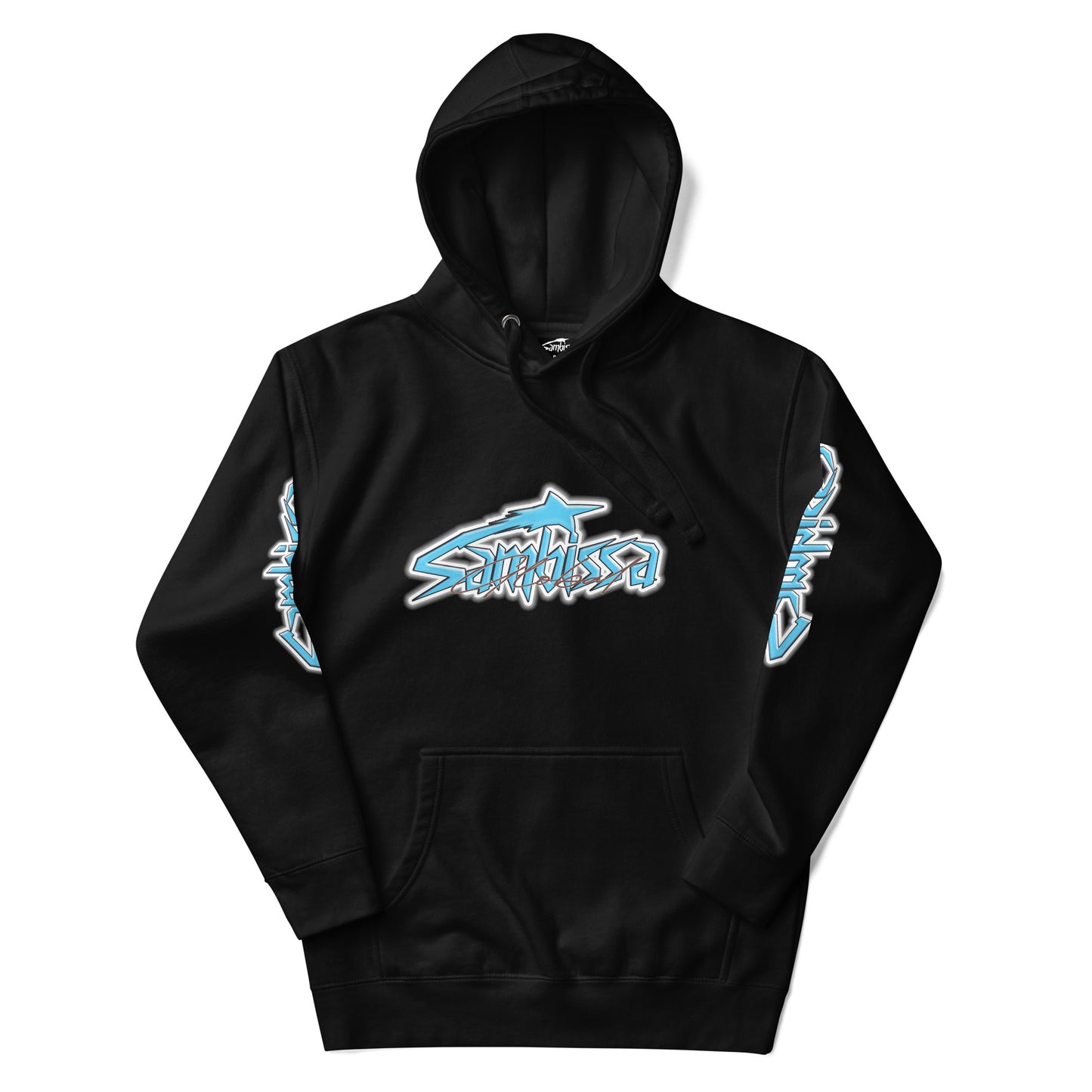 Sambissa Loose Cotton Hoodie Blue Star