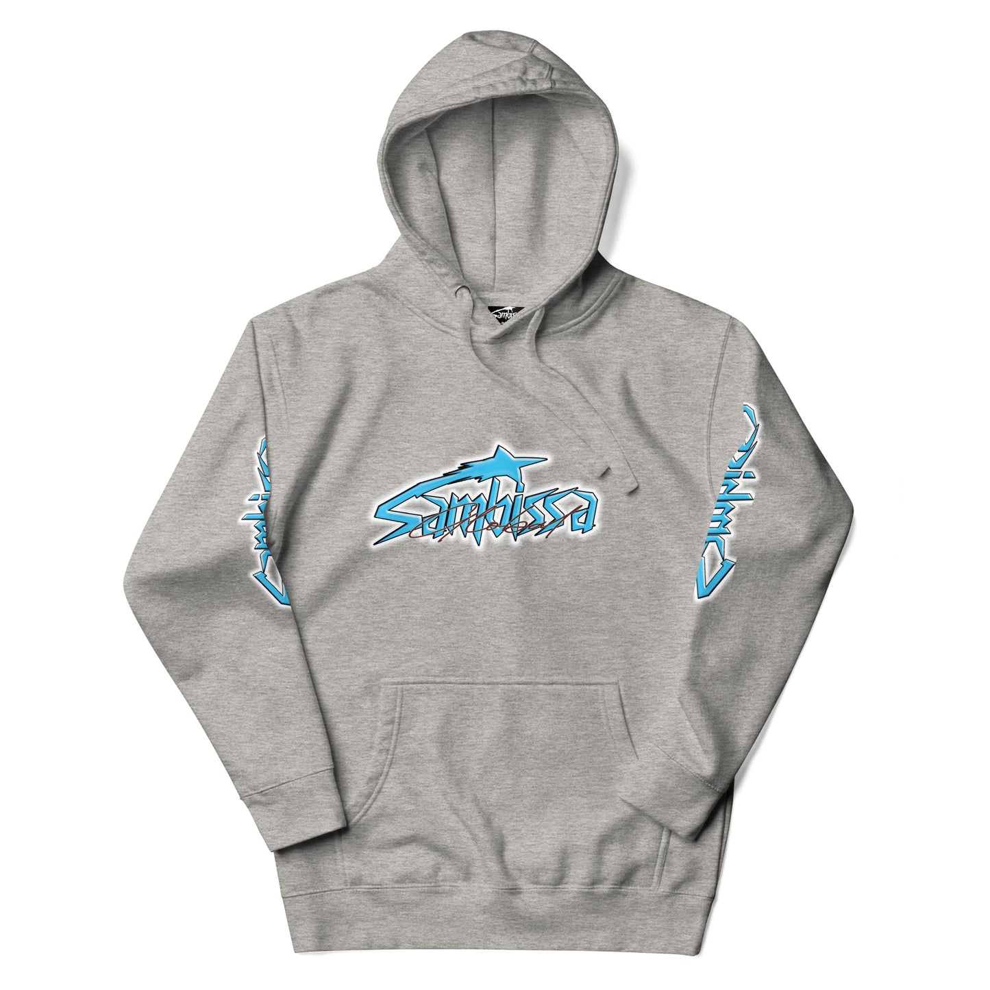 Sambissa Loose Cotton Hoodie Blue Star