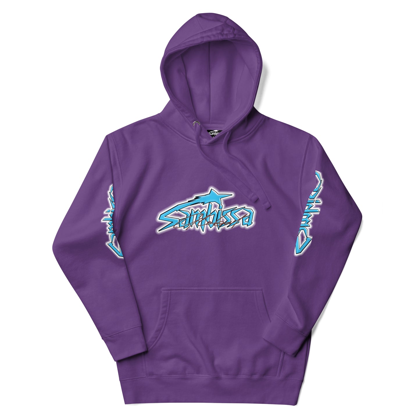 Sambissa Loose Cotton Hoodie Blue Star