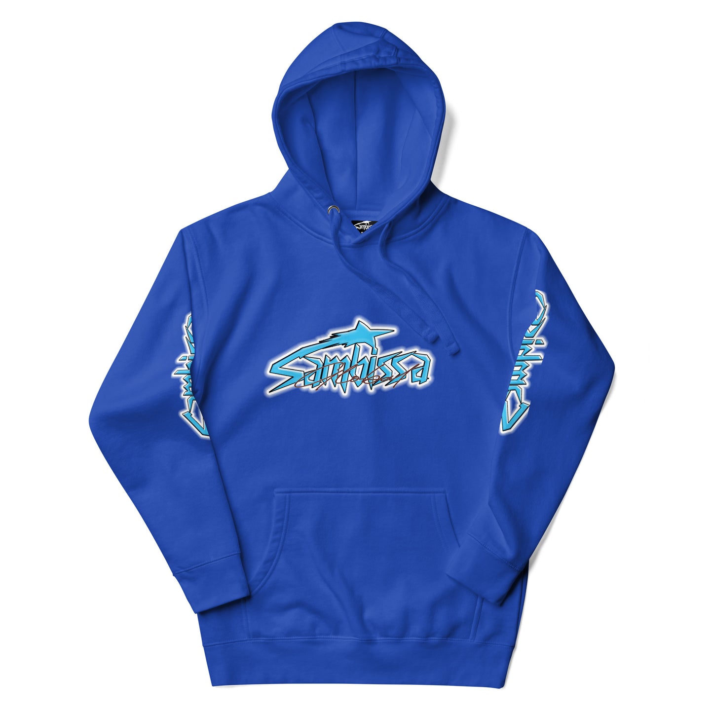 Sambissa Loose Cotton Hoodie Blue Star