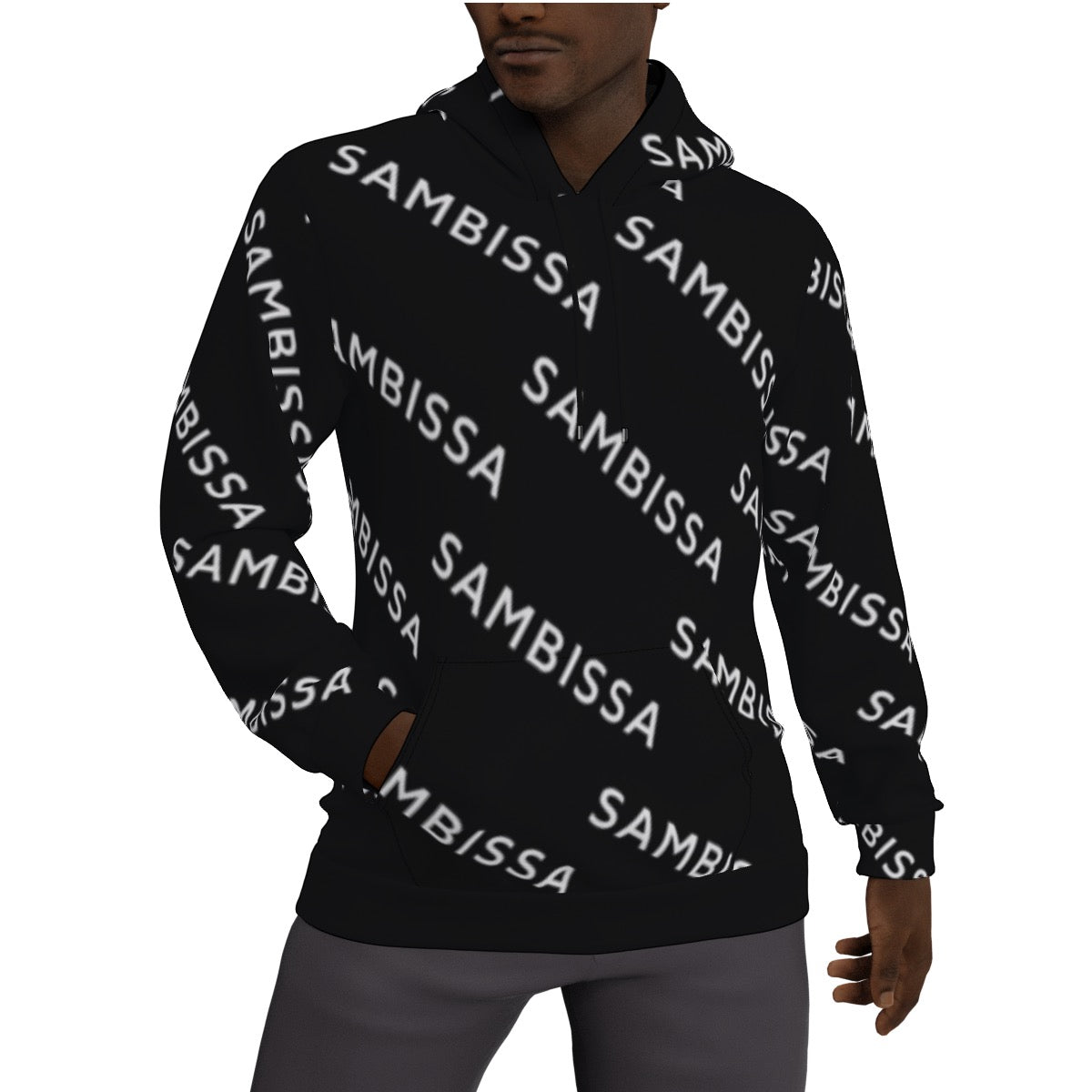 Sambissa All over print Pullover Hoodie